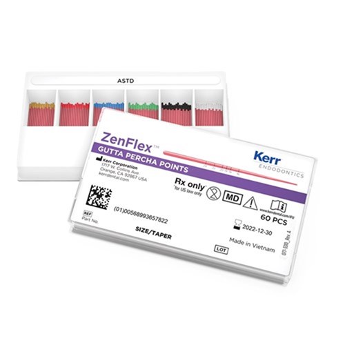 ZenFlex Pre Tip Gutta Percha Point .06 Size 20 50pk