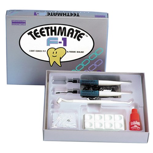 TEETHMATE F1 Kit Clear 2x2.5ml Syringe Pit & Fissure Sealant