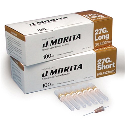 Morita Needle 27G Long 30mm Box of 100