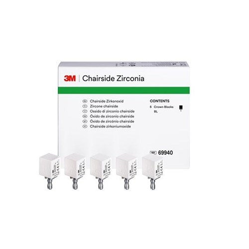 Chairside Zirconia Bridge Blocks 39mm BL 3 Pack