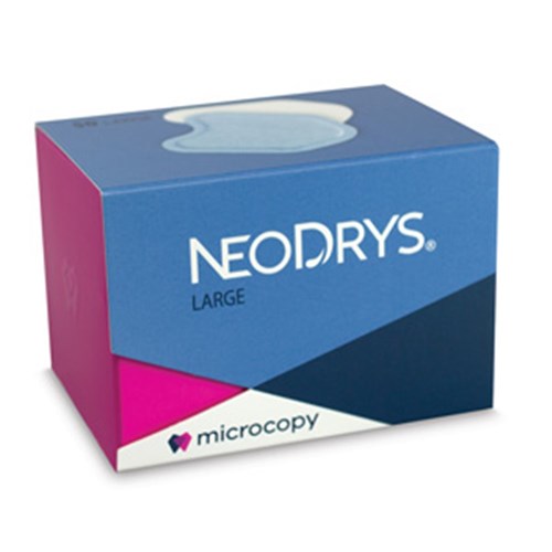 Neodrys Saliva Control Large Pads White-Backing Blue Box50