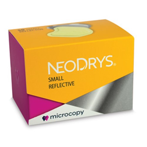 Neodrys Saliva Control Small Pad ReflectiveBack YellowBox50