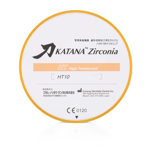 Katana Zirconia HT10 98.5mm X 26MM CAD/CAM Disc