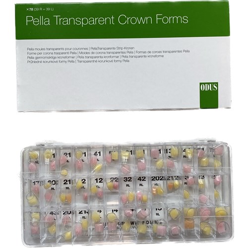 Odus Pella Form R/L Asst Plexi-box of 39 pairs