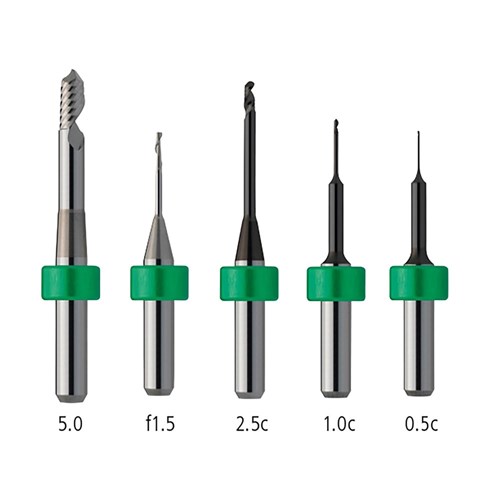 Ivoclar PM7 1.5mm Flat Carbide Diamond Plated Grind Tool 5pcs