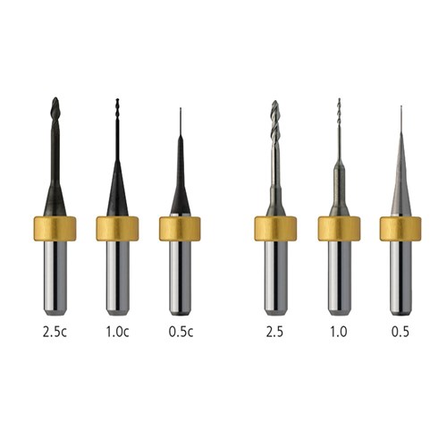 Ivoclar PM7 2.5mm Ball Carbide Diamond Plated Grind Tool 5pcs