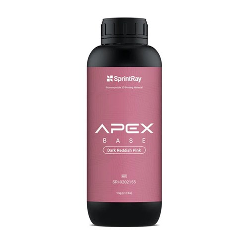 SprintRay APEX Base Dark Reddish Pink 1kg