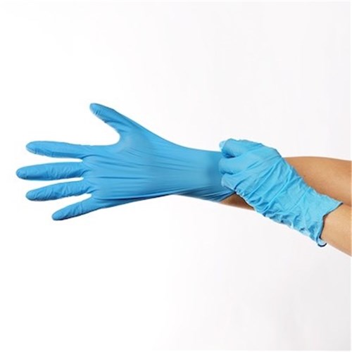 TGL Cover Pro Blue Nitrile Gloves Large Box 250