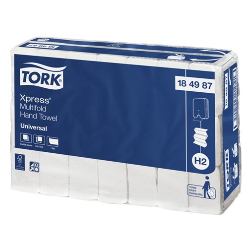 Tork Xpress Multifold Hand Towel/Slimline H2 1 Ply CTN 21