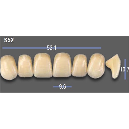 VITAPAN EXCELL 3D Upper Anterior Shade 1M1 Mould S52