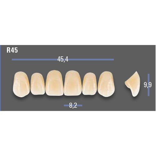 VITAPAN EXCELL Classical Upper Anterior Shade A1 Mould R45