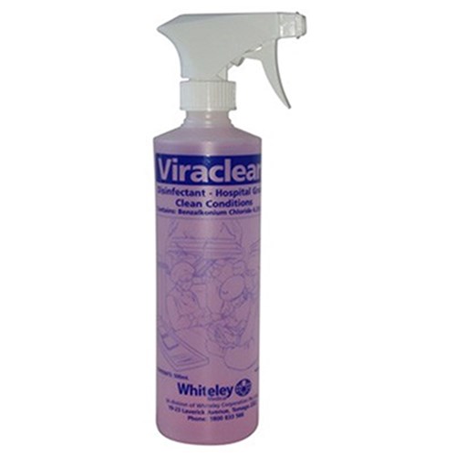 VIRACLEAN Hospital Grade Disinfectant Pump Bottle 500ml