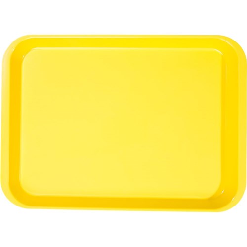 B Lok Tray Flat Neon Yellow 33.97 x 24.45 x 2.22cm