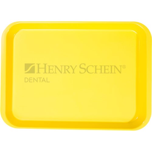 B Lok Tray Flat Neon Yellow 33.97 x 24.45 x 2.22cm