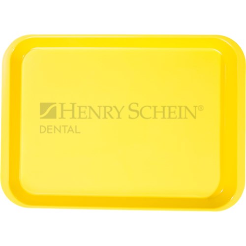 B Lok Tray Flat Neon Yellow 33.97 x 24.45 x 2.22cm