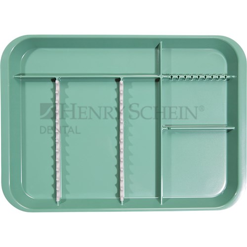 B LOK Tray Divided Green 33.97 x 24.45 x 2.22cm