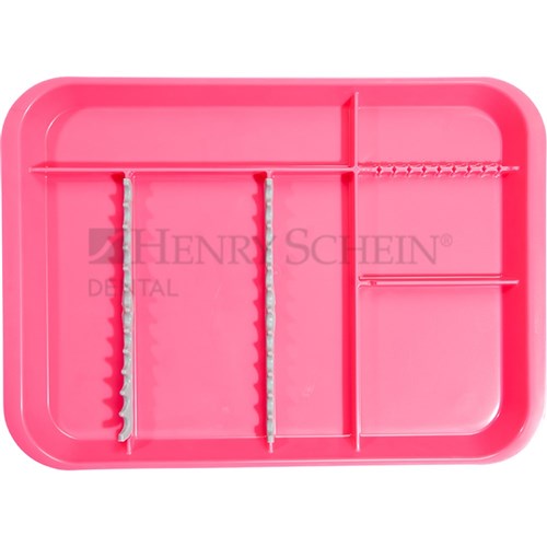 B Lock Tray Divided Neon Pink