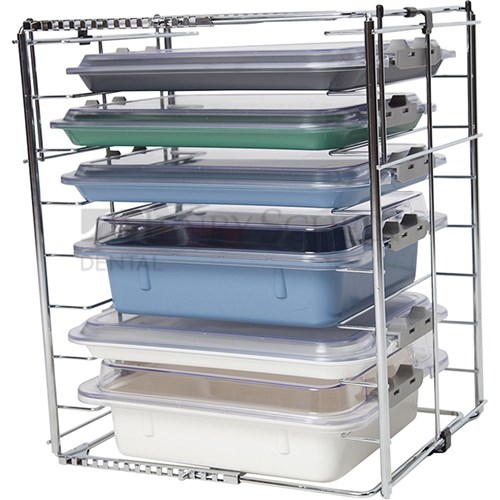 Multi-Rod Rack 8 Place Holds 8 Trays or 4 Tubs