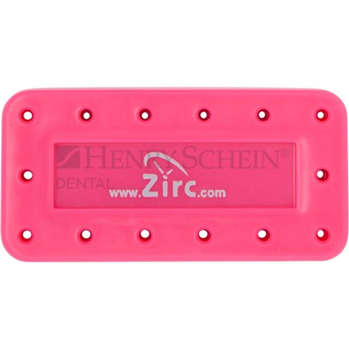 Bur Block Magnetic Large 14 Holes Neon Pink