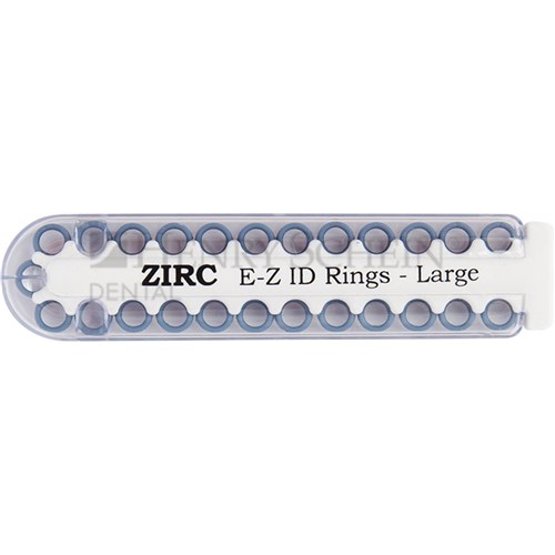 E Z ID Rings for Instruments Large Blue 6.35mm Pk 25