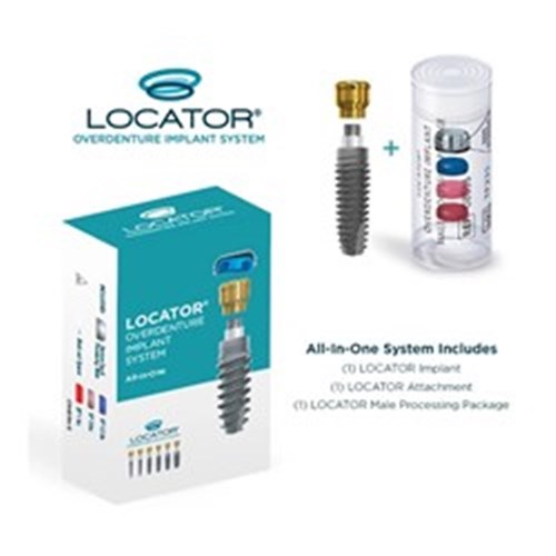 Locator Implant+Abutment 3.5mm Dia 10mm Length 3mm Cuff