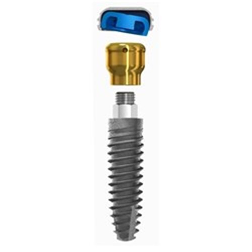 Locator Implant+Abutment 3.5mm Dia 10mm Length 4mm Cuff