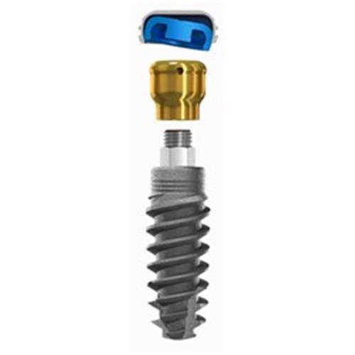 Locator Implant+Abutment 4.4mm Dia 10mm Length 3mm Cuff
