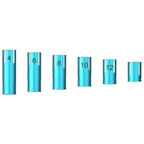 Standard ridge drill stops 4, 6, 8, 10, 12, 14mm