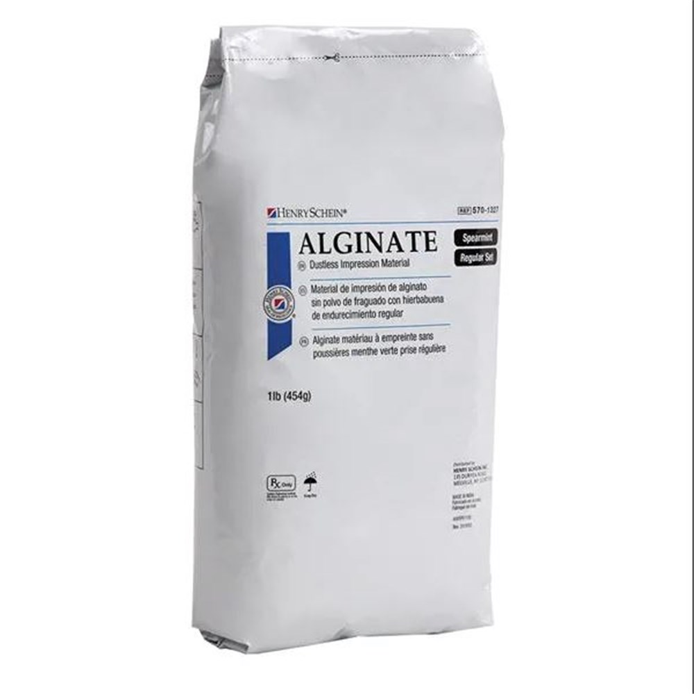 HS1005292 Henry Schein Alginate Regular Set Spearmint 1lb Henry