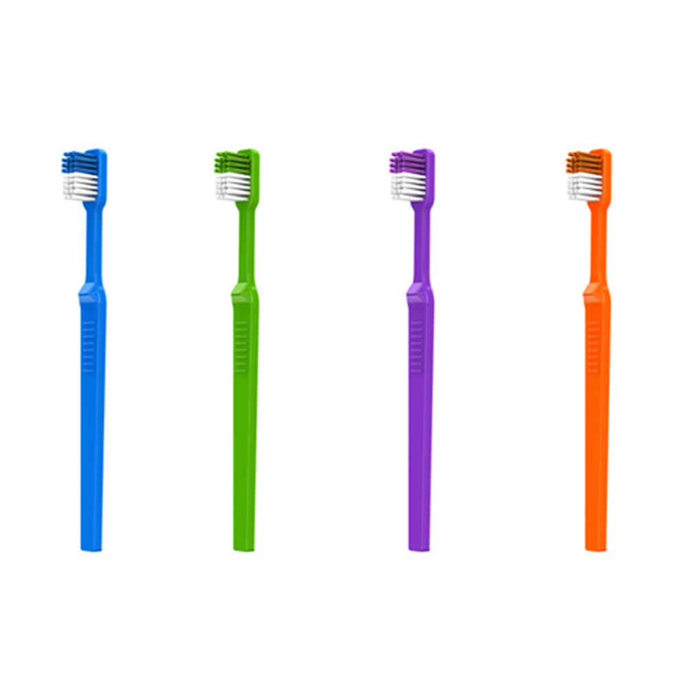 HSA5702837 ACCLEAN Toothbrush 34 tufts Adult 72 per box 4 Colours