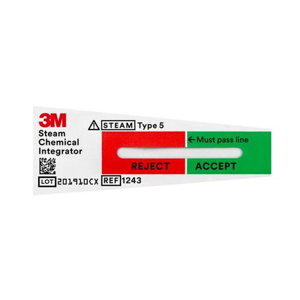 MD1243A 3M Attest Chemical Indicator for Steam Type 5 / 500pk